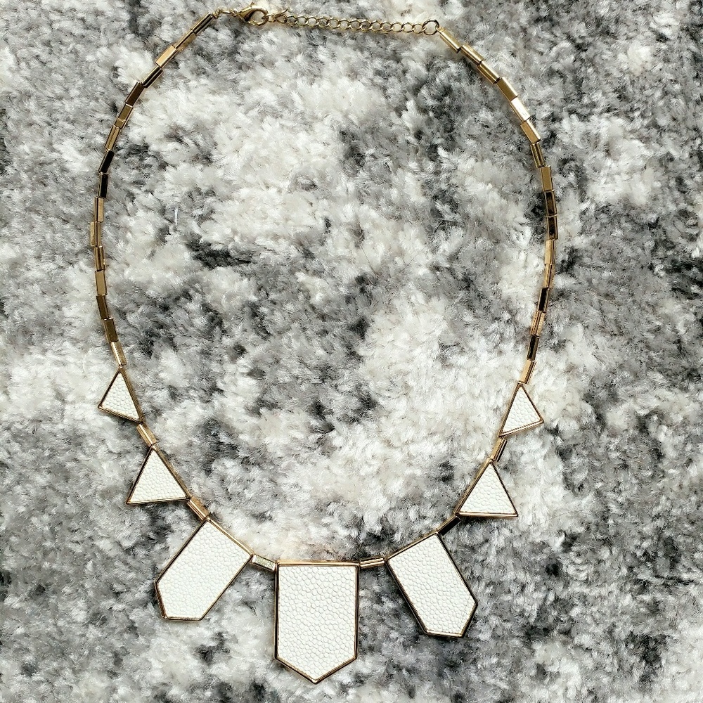 South Moon Under Geometric Necklace